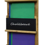 Chalkboard Front Horsham Magazine and Folder Organizer, 20 Stain Colors, Shown in Driftwood