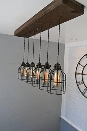 Springfield Chandelier Lighting Hand Cut Wood Pendant Chandelier Ceiling Light