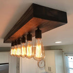 Springfield Chandelier Lighting Hand Cut Wood Pendant Chandelier Ceiling Light