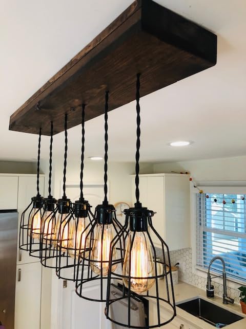 Springfield Handmade Wood Pendant Chandelier Ceiling Light