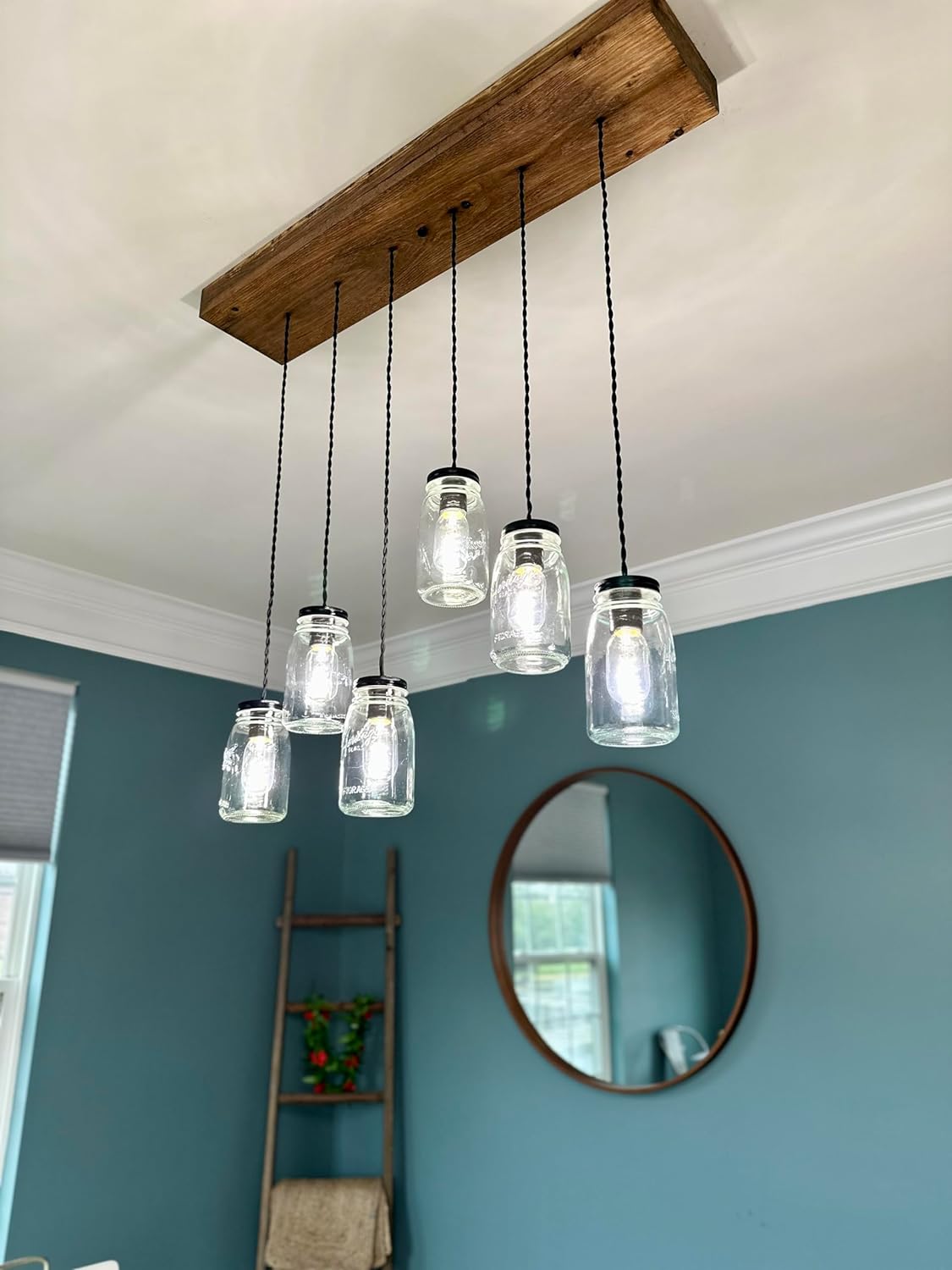 Springfield Chandelier Lighting Hand Cut Wood Pendant Chandelier Ceiling Light