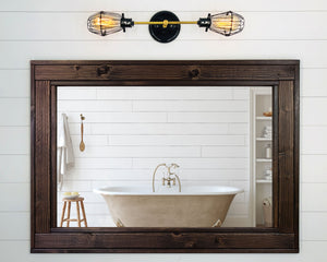 Mirror Dual Vanity Lights Fixtures 