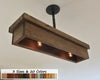 wood flush mount ceiling light