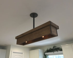 wood ceiling light flush mount
