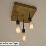 flush mount ceiling light wood