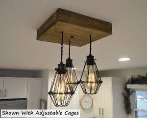 belmont farmhouse light adjustable cages