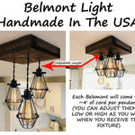 Belmont Farmhouse Pendant Ceiling Light Chandelier