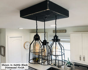 led ceiling lighting -Belmont Kettle Black