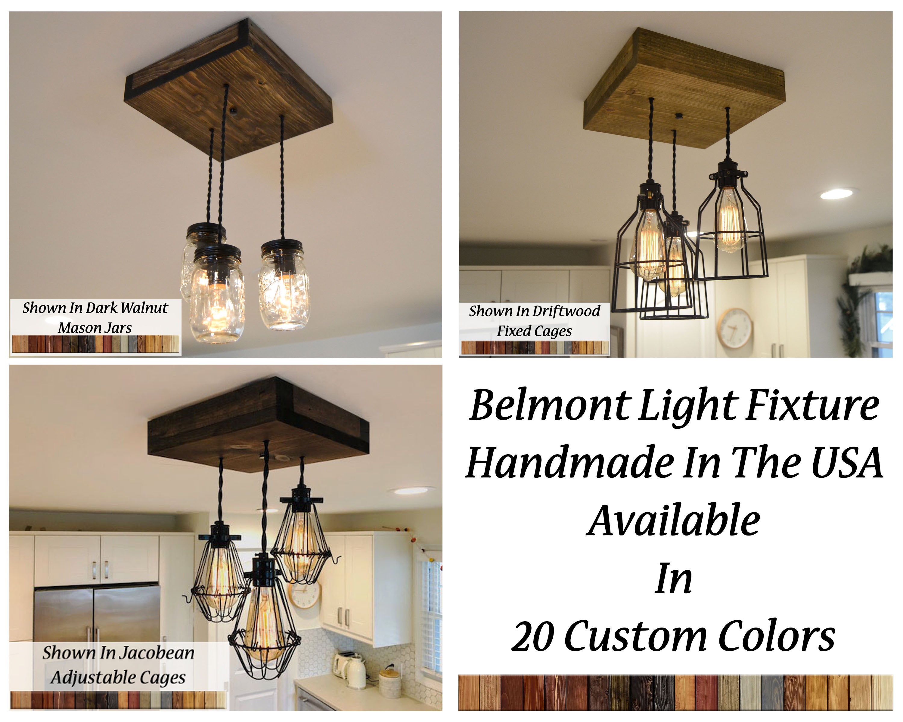 Belmont Farmhouse Pendant Ceiling Light Chandelier