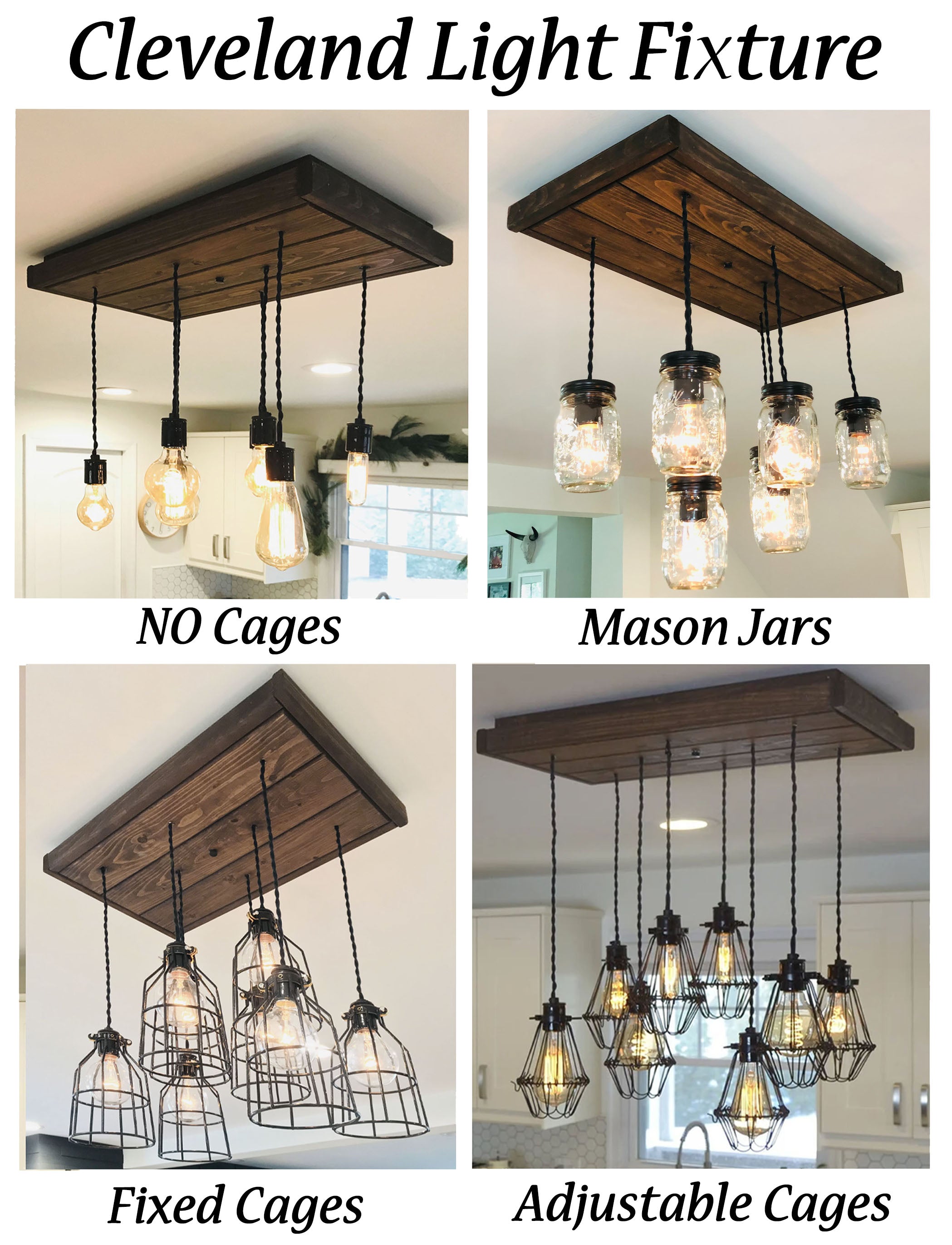 Cleveland Light Cages-MasonJars