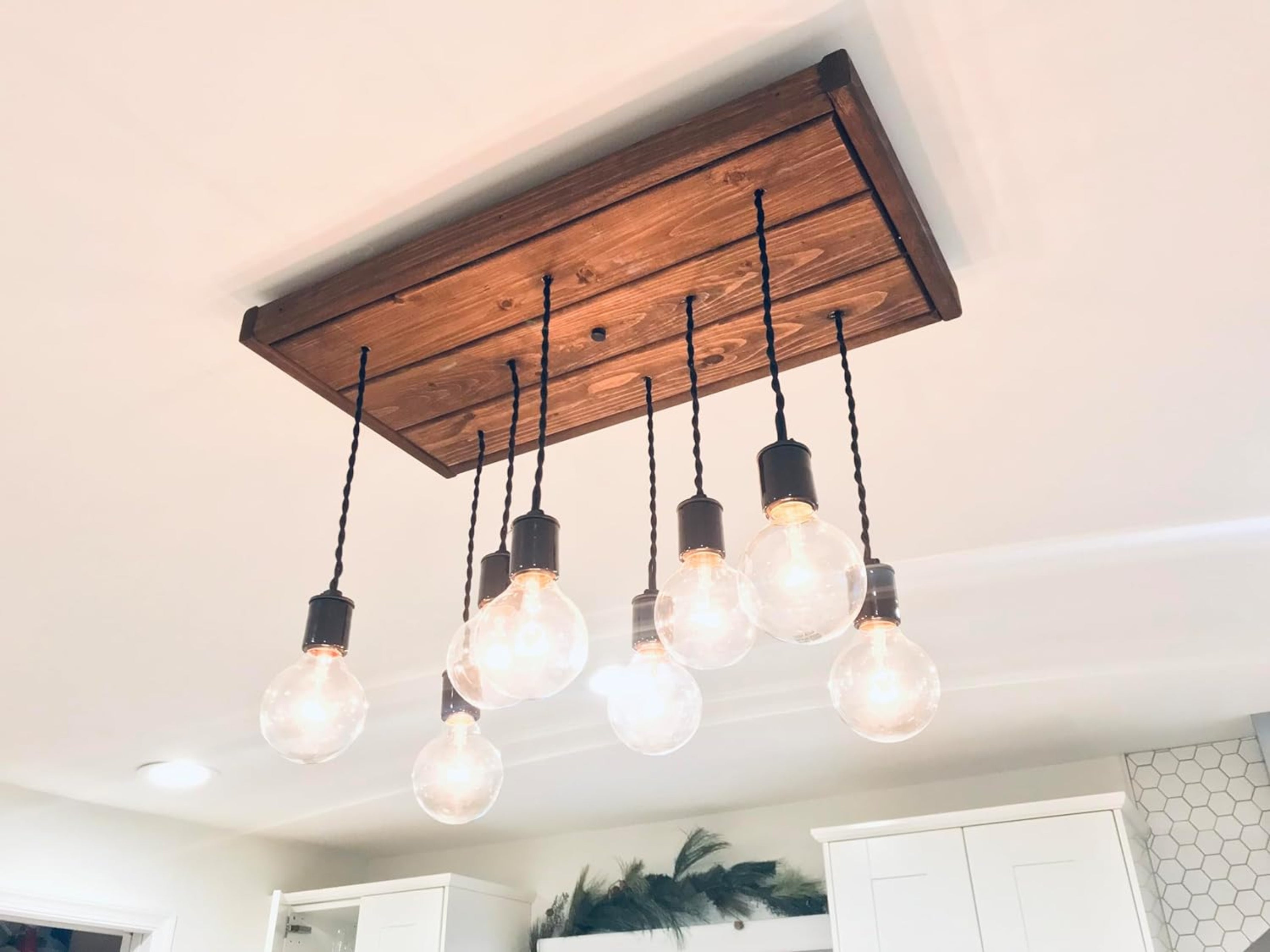 Cleveland Handmade Wood Pendant Light Fixture 2

