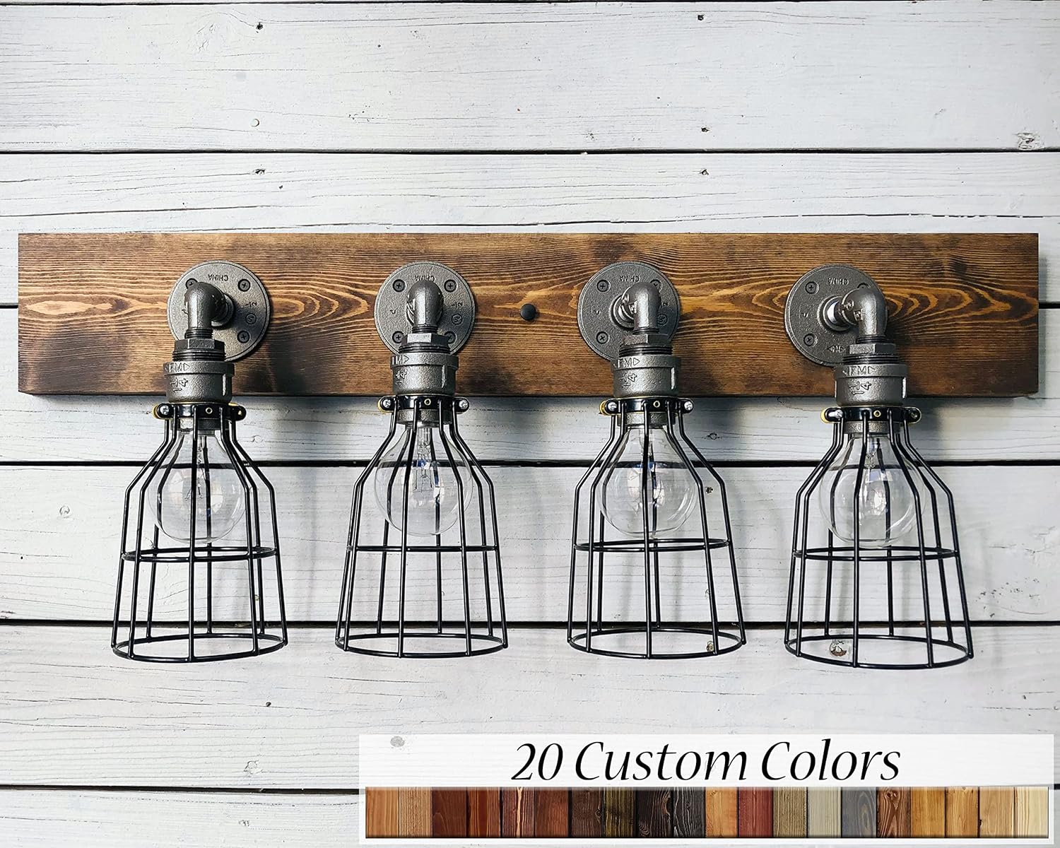 Custom vanity lights discount