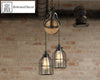 Franklin Lighting and Steel Pulley Pendant Ceiling Light