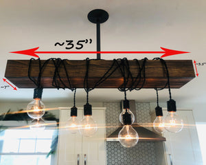 Madison Wood Beam Pendant  Ceiling Light