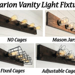 Marion Rustic Bathroom Wall Light Fixture