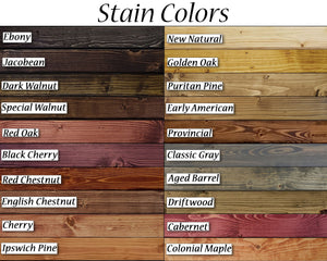 Custom Stain Colors