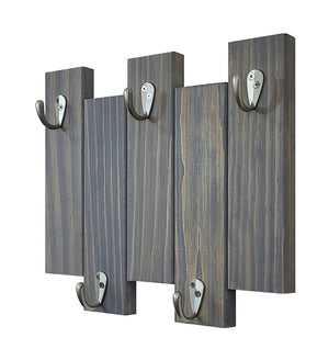 Pike Wall Hooks, 20 Stain Colors - Key Hook, Key Organizer, Wall Mount Key Holder, Coat Hook, Leash Hook, Purse Hook, Key Rack, Classic Gray