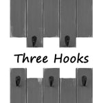 Pike Wall Hooks, 20 Stain Colors - Key Hook, Key Organizer, Wall Mount Key Holder, Coat Hook, Leash Hook, Purse Hook, Key Rack, Classic Gray