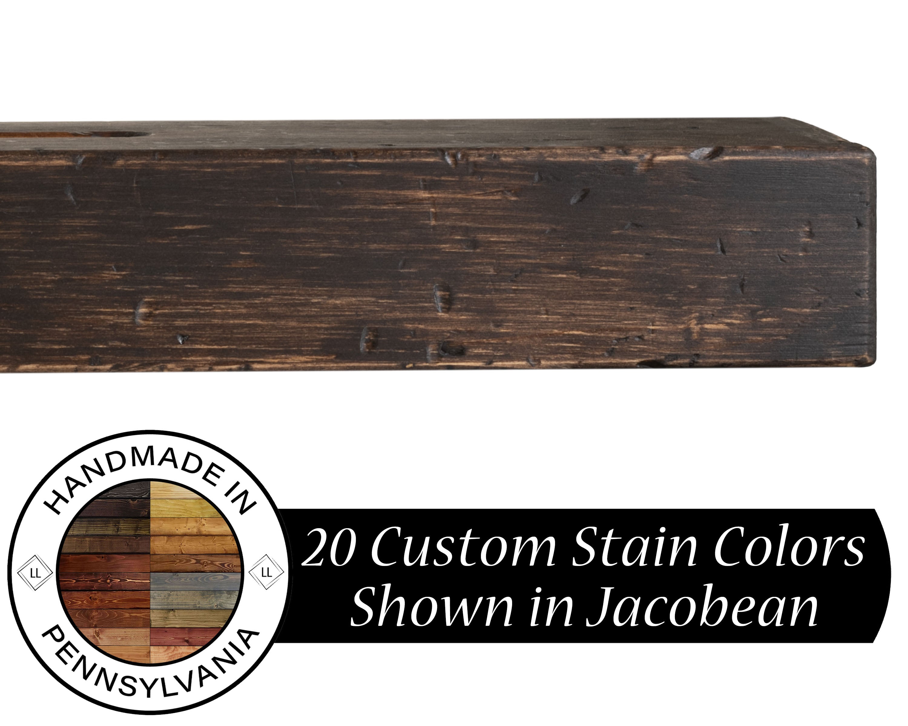 Old Mill Reclaimed Styled Wood Chandelier