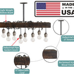 Old Mill Reclaimed Styled Wood Pendant Lights