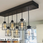 Springfield Handmade Wood Pendant Chandelier Ceiling Light