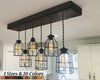 Wooden Pendant Chandelier Ceiling Light