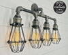 Steel Vanity Light - industrial wall light fixtures