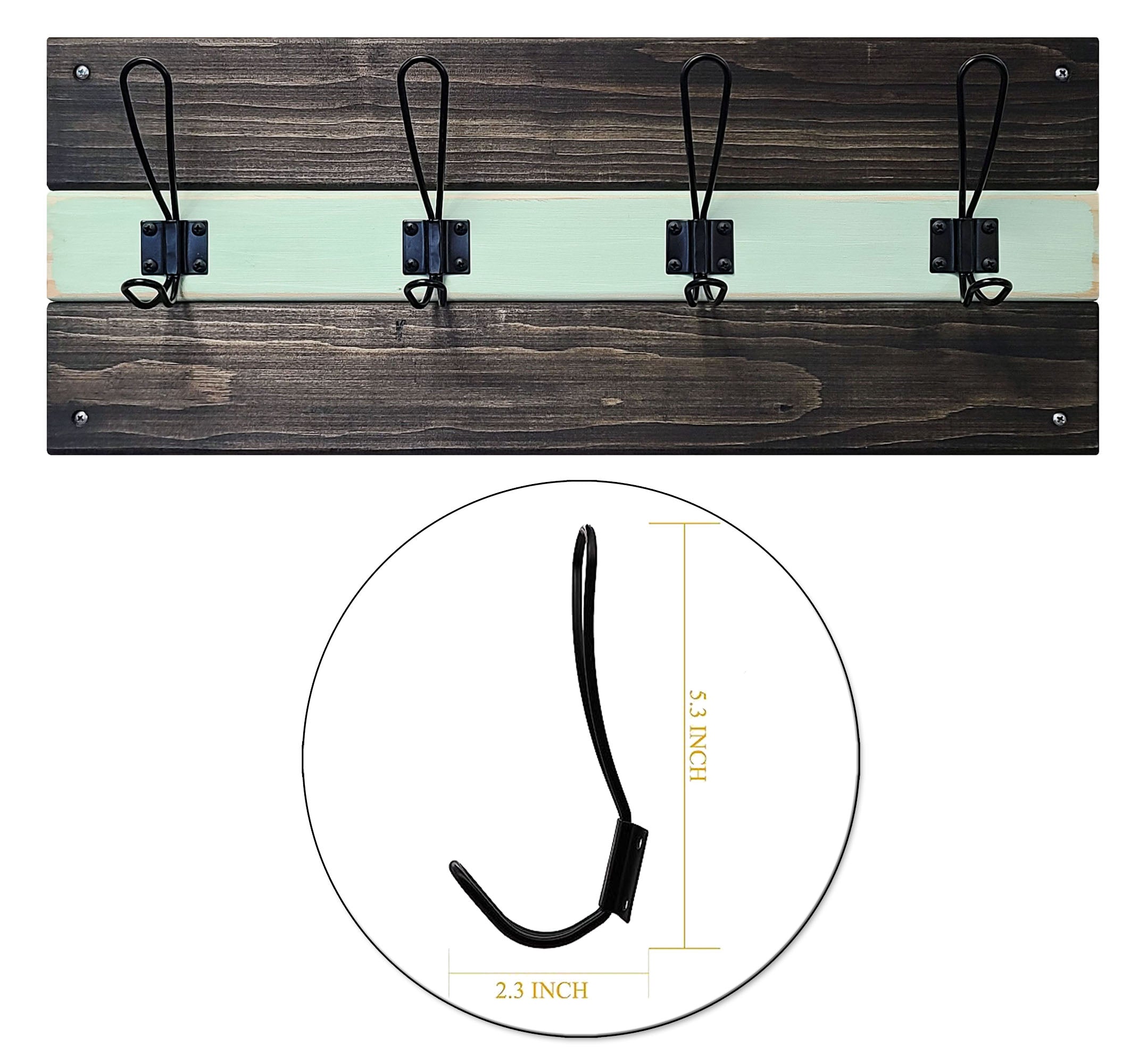 Warrington Farmhouse Coat Hook Rack