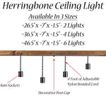 Herringbone Ceiling Light