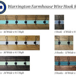 Warrington Farmhouse Coat Hook Rack