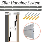 Zbar Hanging Hardware with Anchors