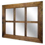 6 in Paned Framed Mirror, Lane of Lenore