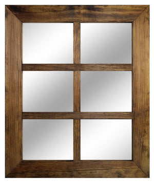 6 in mirror - paned mirrors - Framed Mirror, Lane of Lenore
