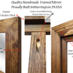 paned mirrors