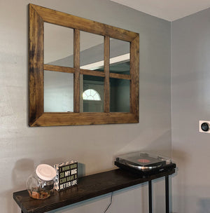 6 Pane Framed Mirror, Lane of Lenore