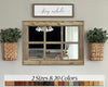 6 Pane Herringbone Rustic Wall Mirror, 2 Sizes & 20 Colors by Lane of Lenore