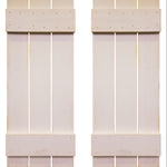 Board & Batten Shutters - 20 Paint Colors, Shown In Antique White
