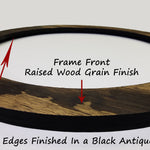Wood Basics Round Decorative Wall Mirror - Renewed Decor & Storage