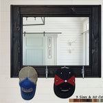Boat House Row Mirror with Boat Cleats, 20 Stain Colors, Lane of Lenore