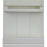 Bradford Vertical Wall Organizer, 20 Paint Colors, Shown in Antique White