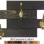 Cabin Wall Mounted Coat Rack - 20 Stain Colors, Renewed Decor