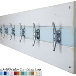 Cape May Boat Cleat Wall Hooks - 400 Color Combinations - Renewed Decor
