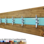 Cape May Boat Cleat Wall Hooks - 400 Color Combinations, Renewed Decor