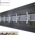 Renewed Decor Cape May Boat Cleat Hook Rack, 6 Custom Sizes & Custom Colors by Renewed Decor