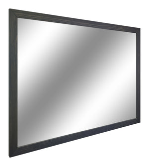 Carriage House Framed Mirror - Available In 20 Stain Colors, Shown in Classic Gray