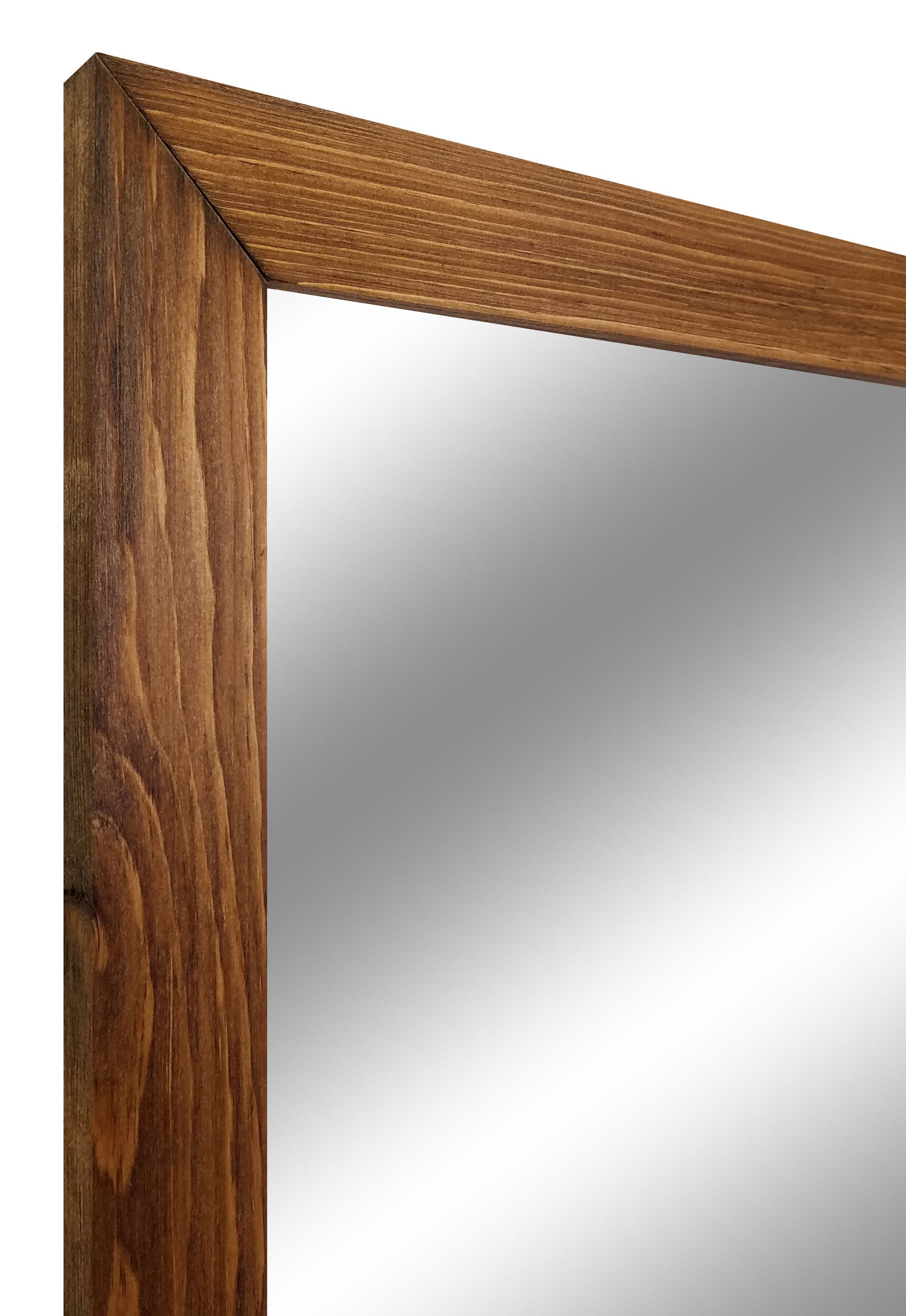 Carriage House Framed Mirror - Available In 6 Sizes & 20 Stain Colors, Shown in Provincial