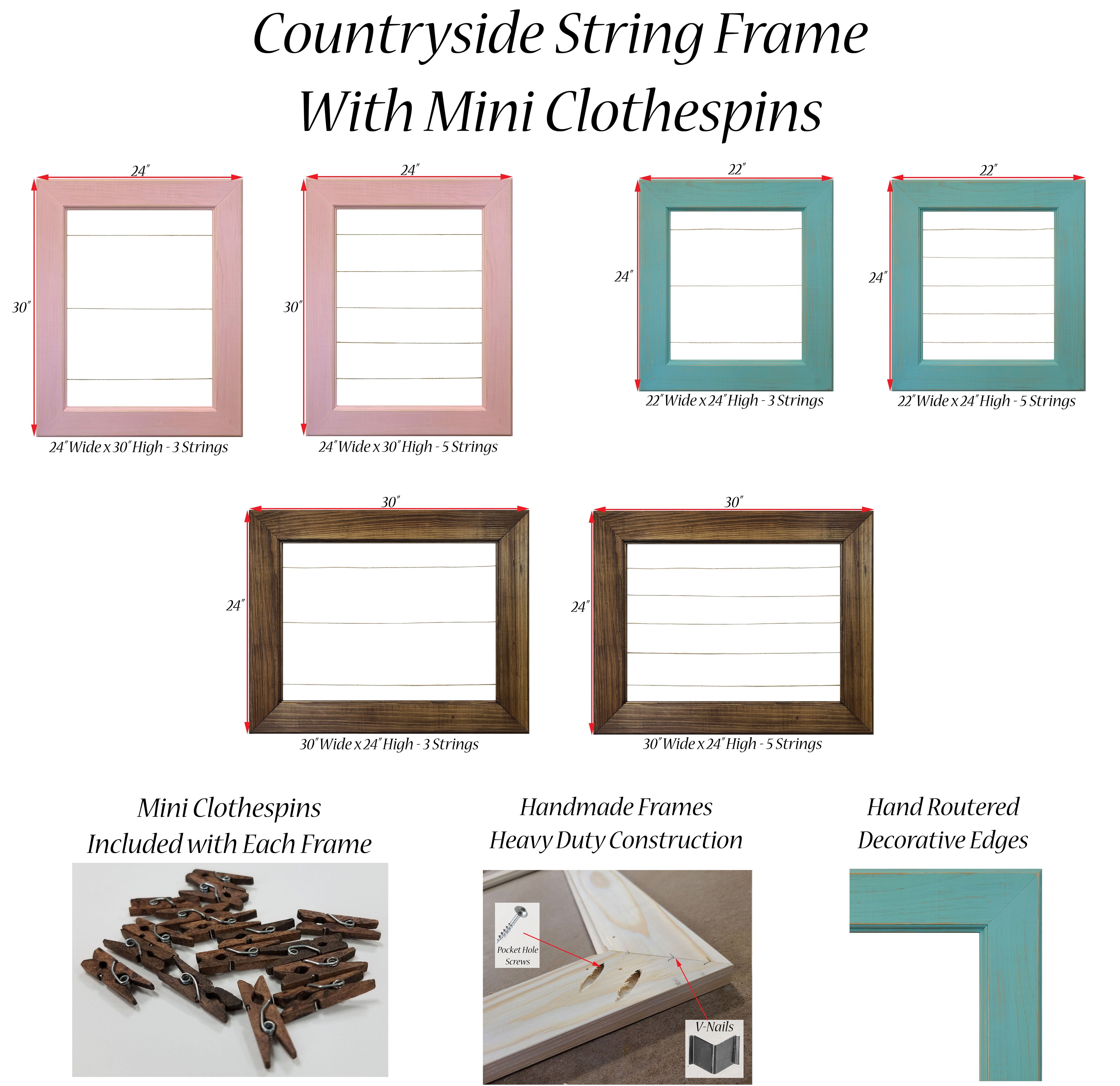 Clothespin Photo Display
