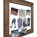 Clothespin Photo Display Frame