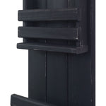 Bradford Vertical Wall Organizer, 20 Paint Colors, Shown in Kettle Black