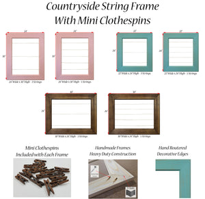 Foster Countryside Clothespin Photo Collage Sizes